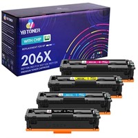 Compatible Hp 206x Toner Set – With Chip – High