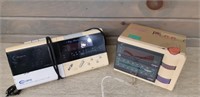 2 Vintage Radio Alarm clocks working
