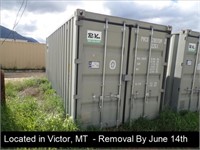 20' SHIPPING CONTAINER (REMOVAL BY APPOINTMENT