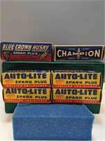 Lot of Vintage Spark Plug Boxes
