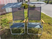 Vintage Casual Furniture Telescope Lawn Chairs