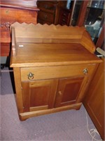 Washstand with carved Gallery 37" H x 31" W x 16"D