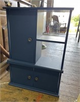 Children’s Two Piece Blue Cabinet