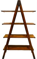 Solid Wood Ladder Style Shelf