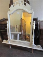 Large Framed Mirror w/ Stand