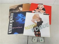 Lot of Madonna 33 RPM Vinyl Records - Maxi Single