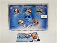 Barack Obama 24KT Gold Layered Coin Collection