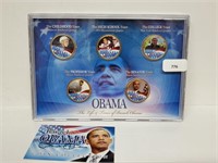 Barack Obama 24KT Gold Layered Coin Collection