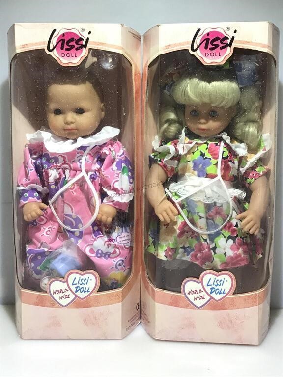 2 NIB Lissi dolls.