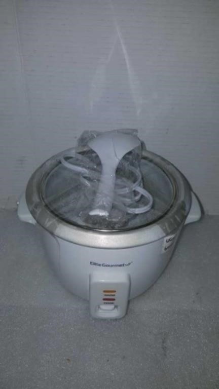 Elite Gourmet 10-Cup Rice Cooker used tested