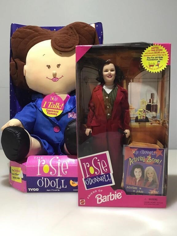 NIB Rosie Odonnell barbie friend doll and talking