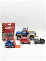 Lot of 5 Vintage Tonka Trucks