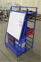 Easel Storage Cart, Approx 30"x27"x58"