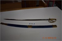 Sword W/Sheath Made in India 35"