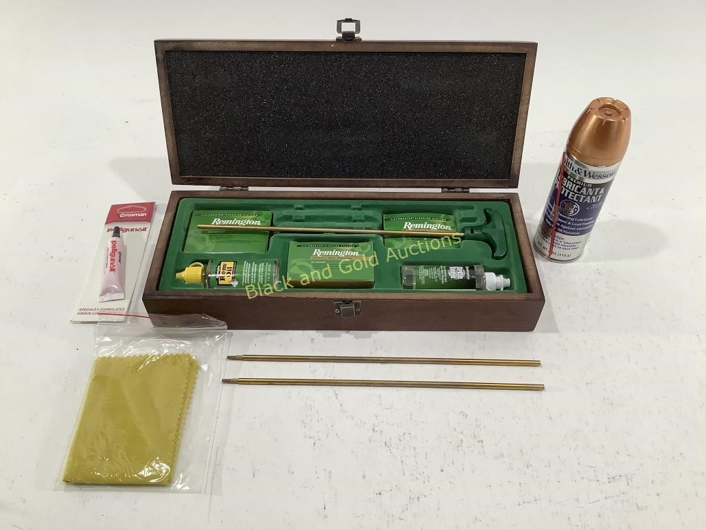 Remington Gun Cleaning Kit, S&W Lubricant, Oil