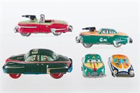 Vintage Tin Litho G-Man Vehicles