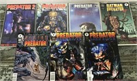 Group of Predator comics