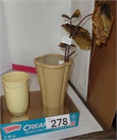 (2) Ceramic Vases