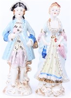 JAPANESE SET OF PORCELAIN WESTERN ARISTOCRATS