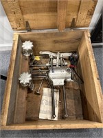 Stanley Lock mortising machine in original crate