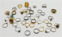 38 Costume Jewelry Rings