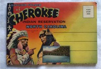 1946 Postcard Book Cherokee Indian Reservation!