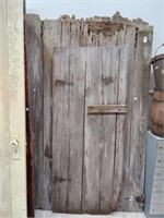 >Weathered barn doors, 2 bigger & 1 smaller