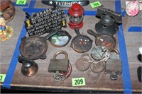 lot of cast iron and old locks