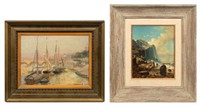 Two Landscape Paintings - C. Strahlendorff, etc.