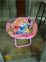 19 inch princess folding children's chair