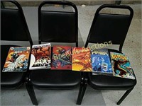 Six assorted comic books