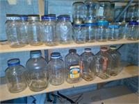 Vintage large glass jugs & Mason Jars- Kerr,