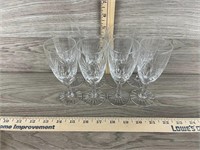 (8) Crystal Stemware Glasses