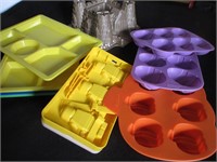 6 Divided Plates, Popsicle Mold, Castle Cake Mold+