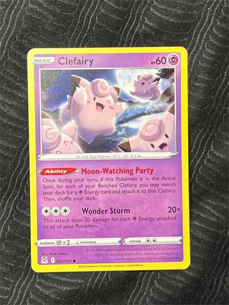 Pokemon Card  CLEFAIRY