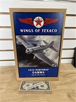 Texaco advertising 1932 Northrop Gamma Die cast