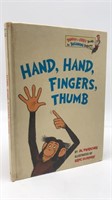 1969 Book Hand, Hand, Fingersm Thumb By Al