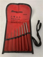 8 Snap-on Roll Pin Punches,1/4"-smaller