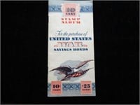 US War Savings Bond Stamp Album w/Stamps