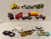 Assorted Lot Vintage Diecast Cars