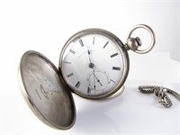 American Watch Co 1857 Wm Ellery Pocket Watch