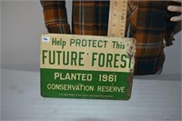 1961 Dept. of Agriculture Tin Sign