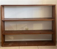 Wooden 3-Shelf Open Back Bookshelves
