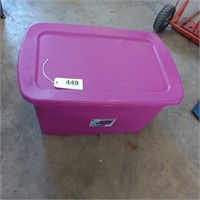 Empty Tote with Lid