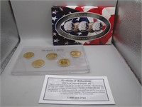 1999 Gold Layered Edition State Quarter Collection
