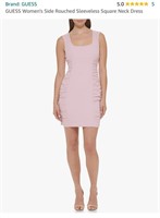 GUESS Women's Sleeveless Square Neck Dress