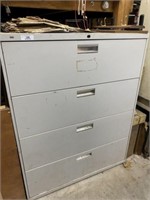 Lateral File Cabinet and Contents