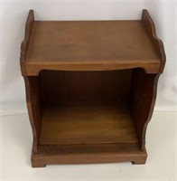 Small Side Table Shelving Unit Wood