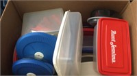 Box of Plasticware- Rubbermaid and More