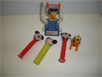 Pez Dispenser Mickey Mouse & Walt Disney Wind Up